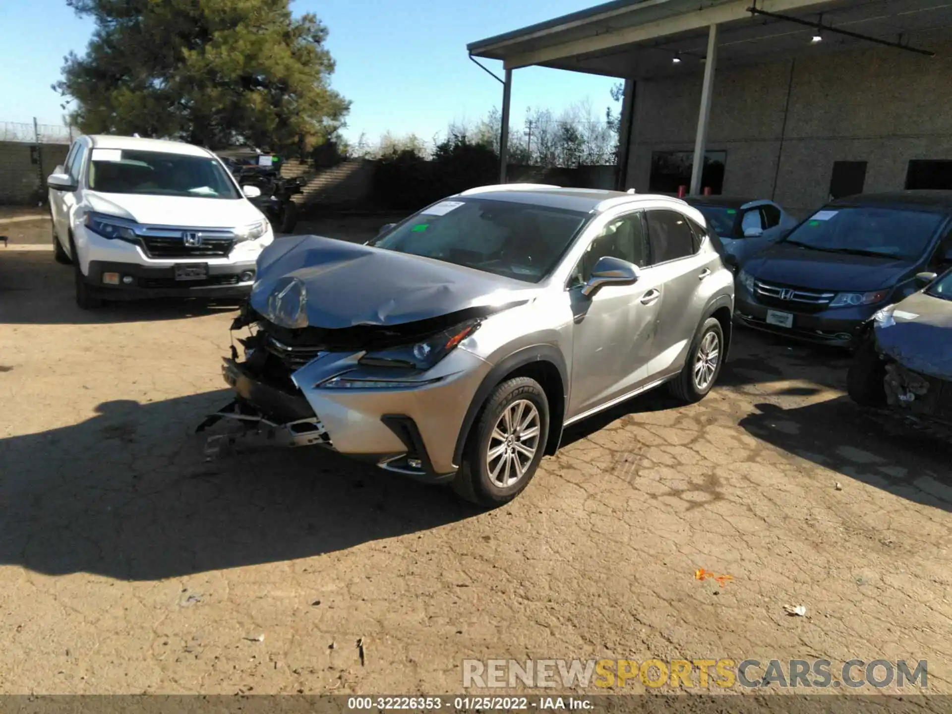 2 Photograph of a damaged car JTJDARDZ2M2246812 LEXUS NX 2021