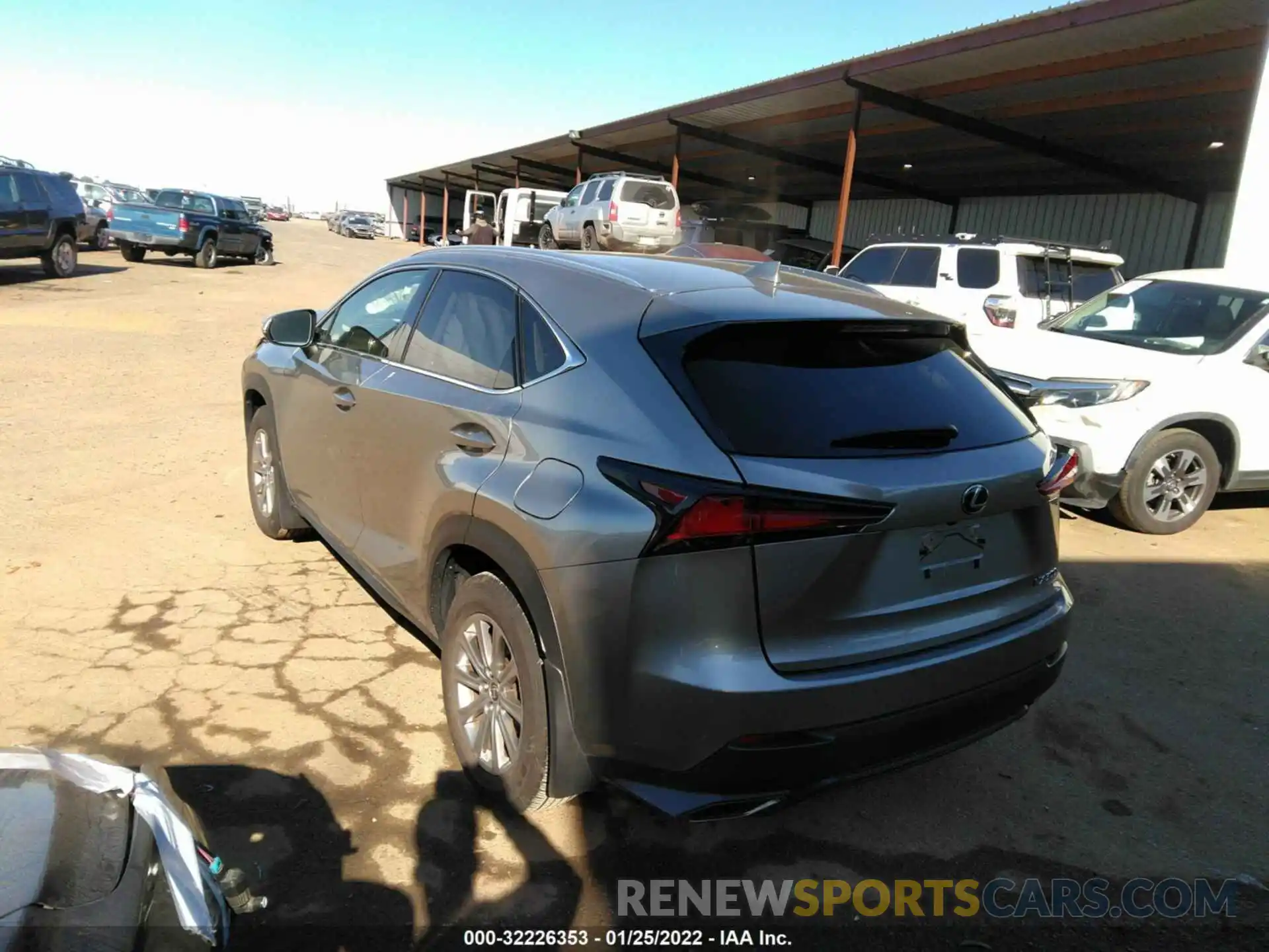 3 Фотография поврежденного автомобиля JTJDARDZ2M2246812 LEXUS NX 2021