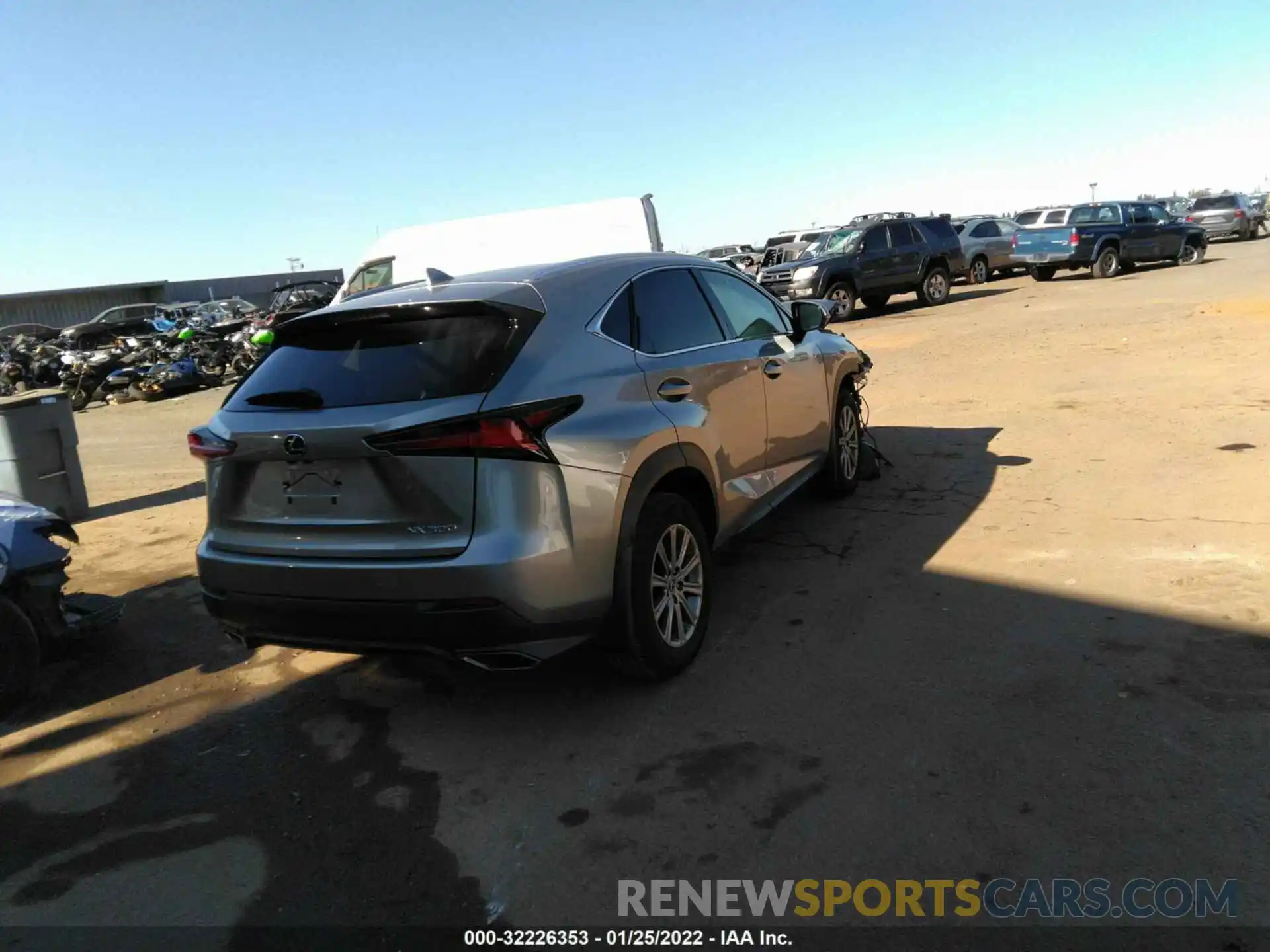 4 Фотография поврежденного автомобиля JTJDARDZ2M2246812 LEXUS NX 2021