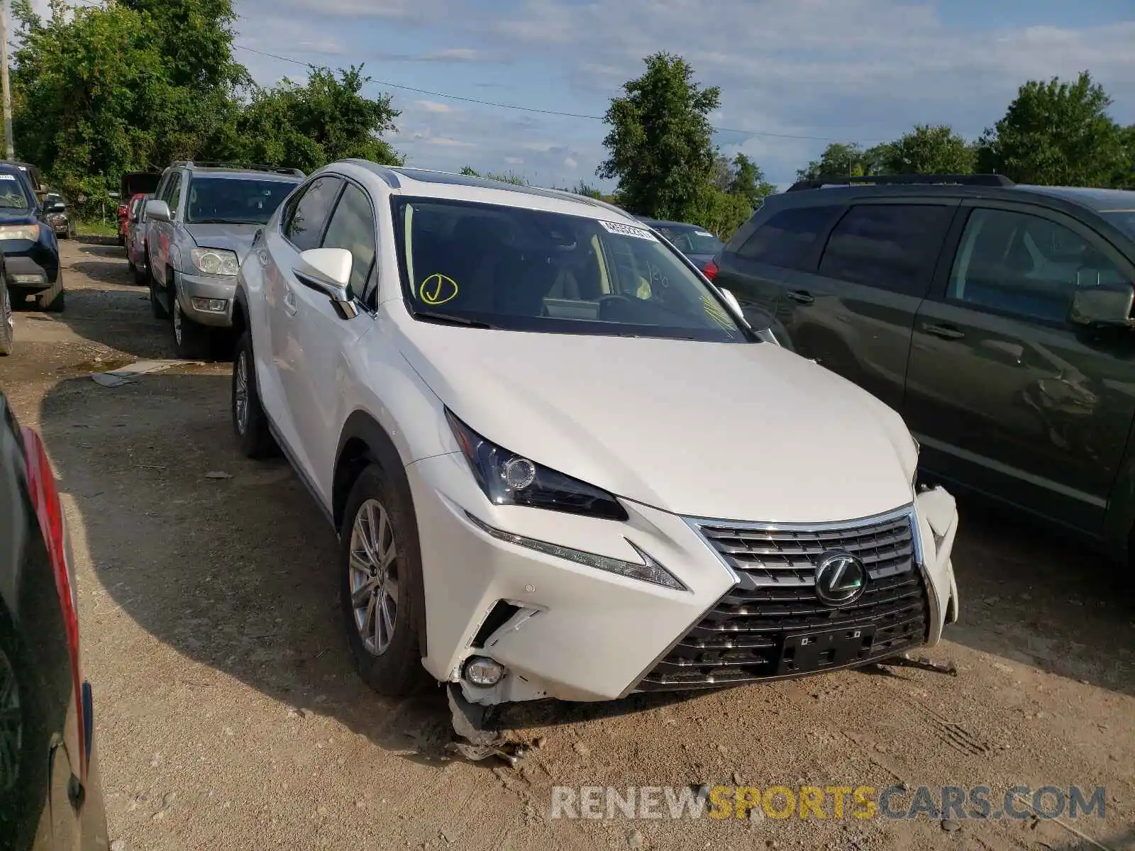 1 Photograph of a damaged car JTJDARDZ2M5026116 LEXUS NX 2021