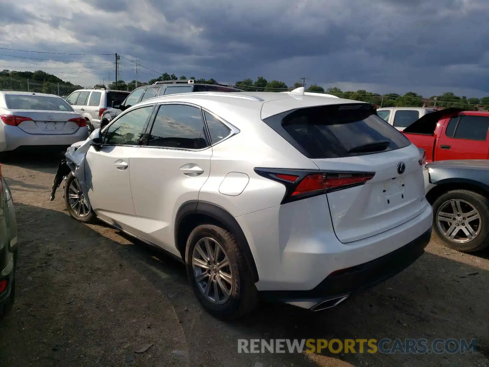 3 Фотография поврежденного автомобиля JTJDARDZ2M5026116 LEXUS NX 2021