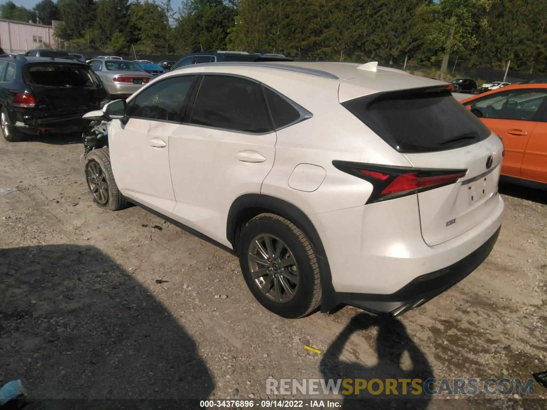 3 Фотография поврежденного автомобиля JTJDARDZ2M5031946 LEXUS NX 2021