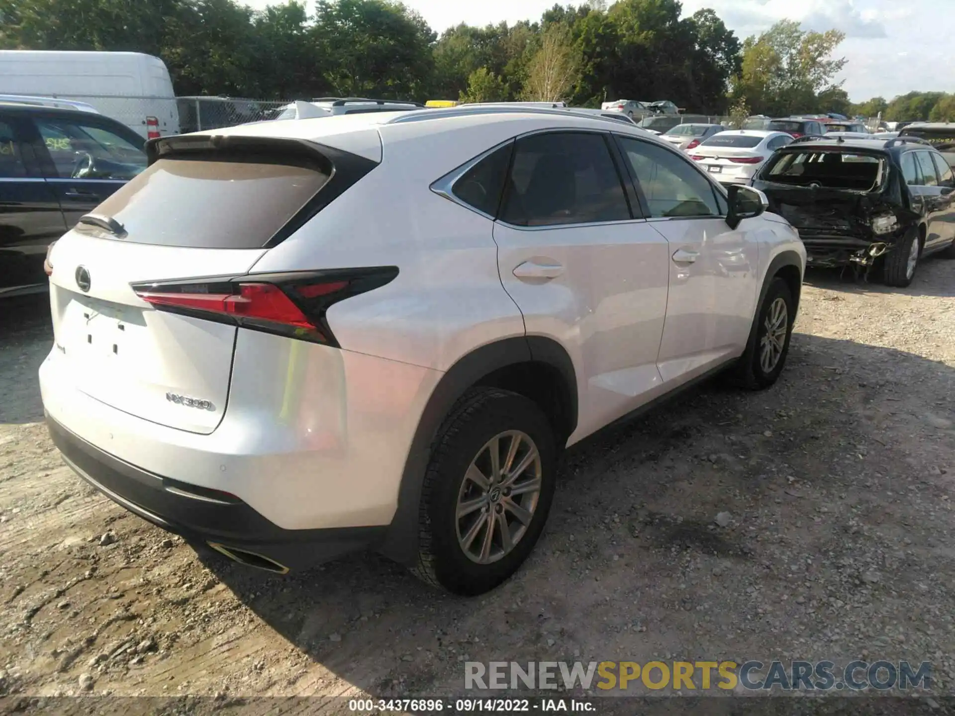 4 Фотография поврежденного автомобиля JTJDARDZ2M5031946 LEXUS NX 2021