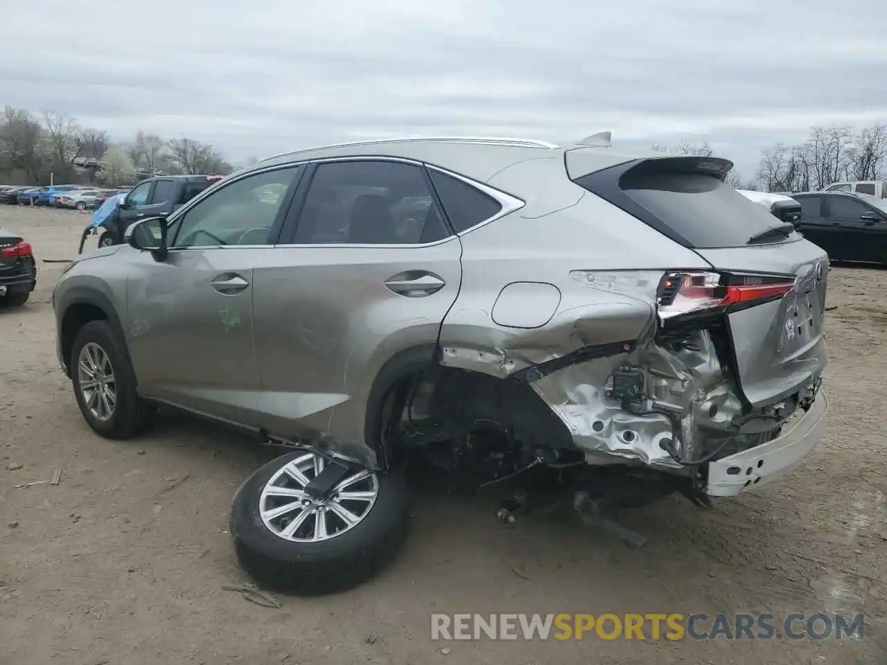 2 Фотография поврежденного автомобиля JTJDARDZ3M2238170 LEXUS NX 2021