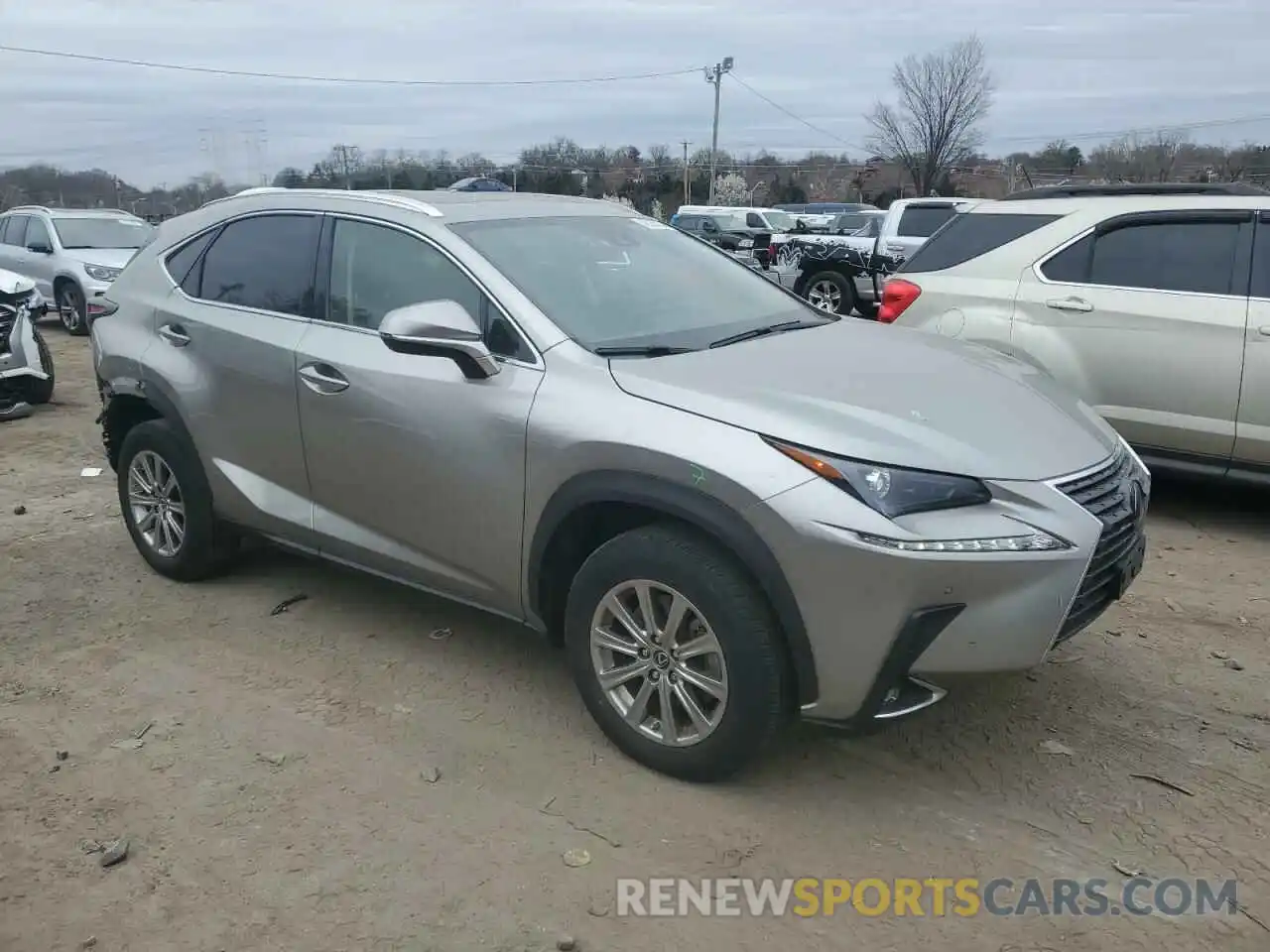 4 Фотография поврежденного автомобиля JTJDARDZ3M2238170 LEXUS NX 2021