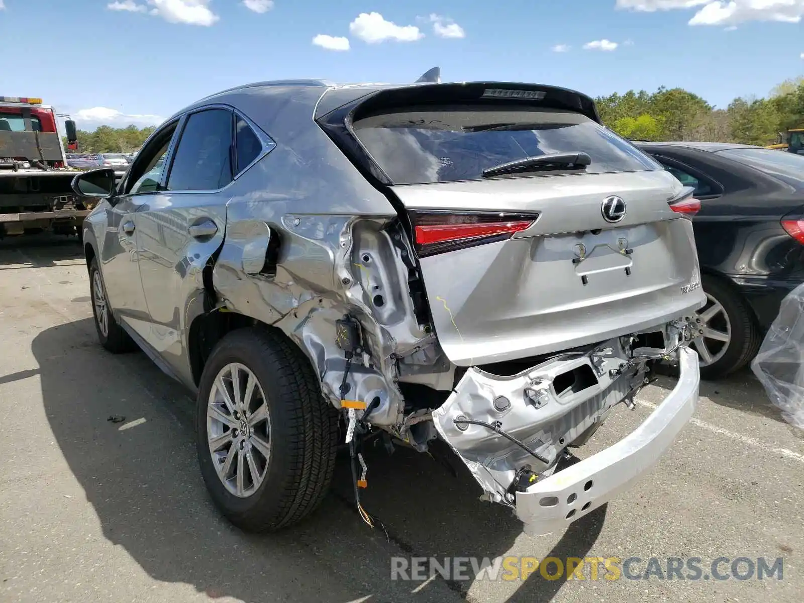 3 Фотография поврежденного автомобиля JTJDARDZ3M2248438 LEXUS NX 2021