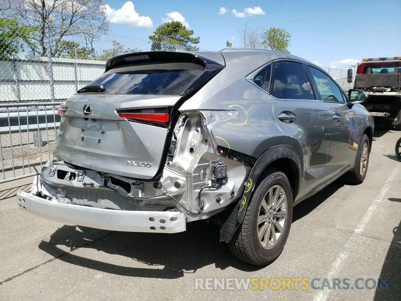 4 Фотография поврежденного автомобиля JTJDARDZ3M2248438 LEXUS NX 2021