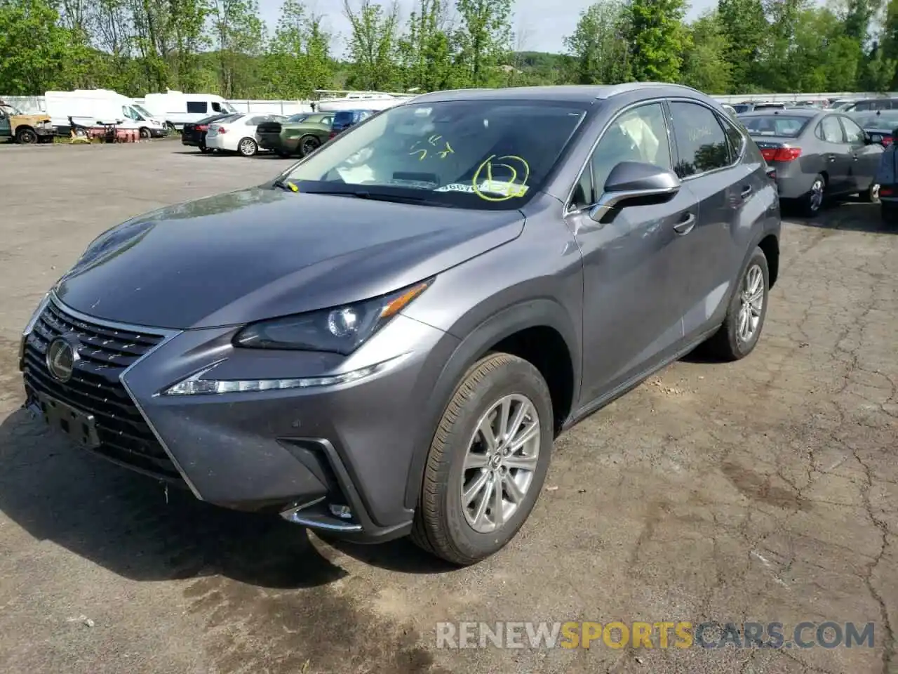 2 Фотография поврежденного автомобиля JTJDARDZ3M2249783 LEXUS NX 2021