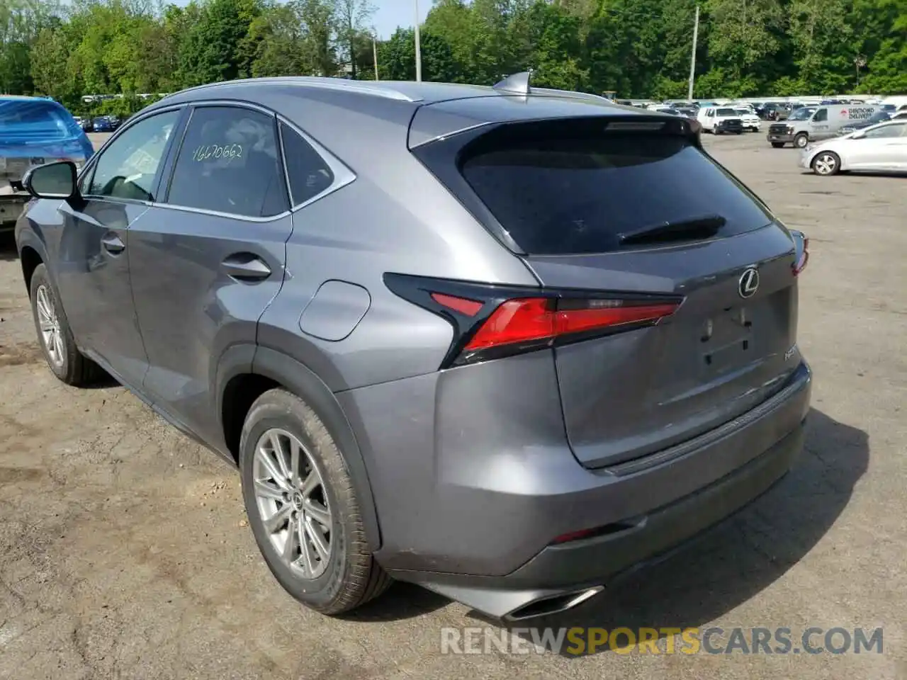 3 Фотография поврежденного автомобиля JTJDARDZ3M2249783 LEXUS NX 2021