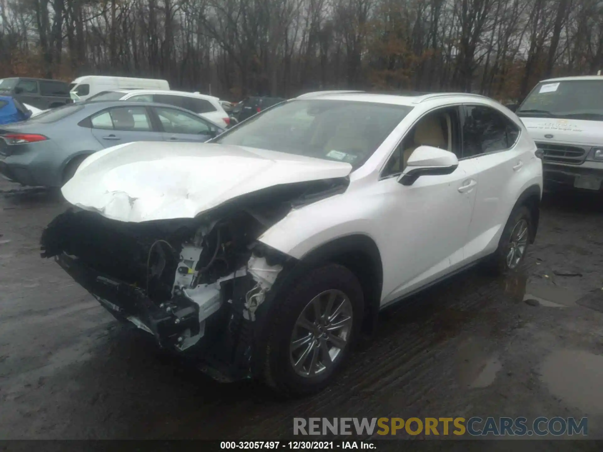 2 Фотография поврежденного автомобиля JTJDARDZ3M2256023 LEXUS NX 2021