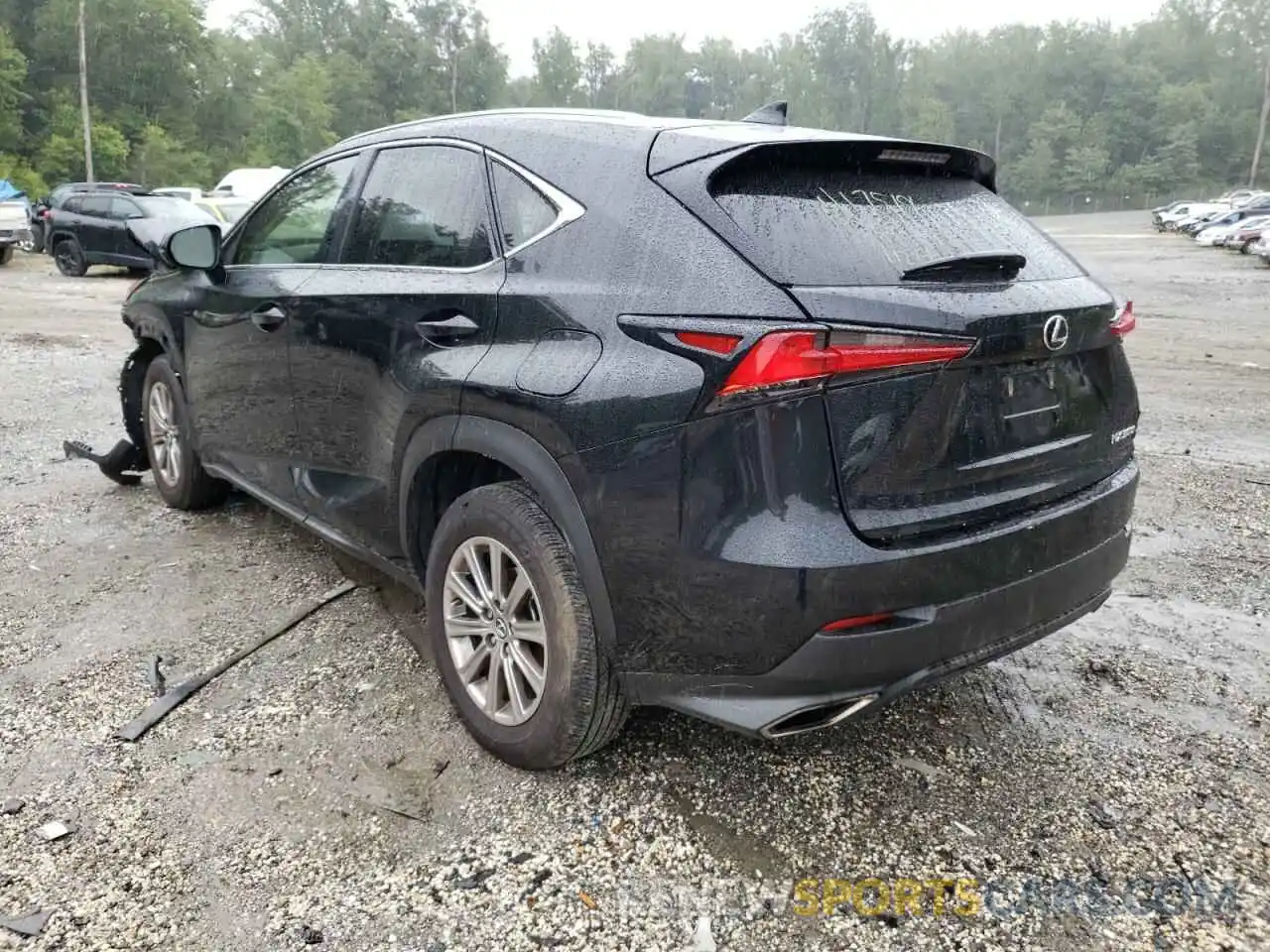 3 Фотография поврежденного автомобиля JTJDARDZ3M2257429 LEXUS NX 2021