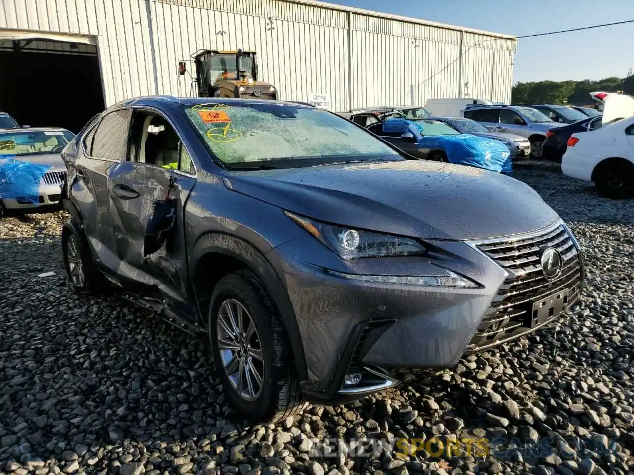 1 Фотография поврежденного автомобиля JTJDARDZ3M2262923 LEXUS NX 2021