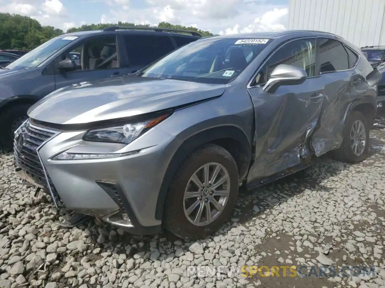 2 Фотография поврежденного автомобиля JTJDARDZ4M2237299 LEXUS NX 2021