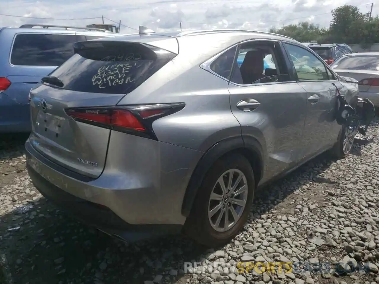 4 Фотография поврежденного автомобиля JTJDARDZ4M2237299 LEXUS NX 2021