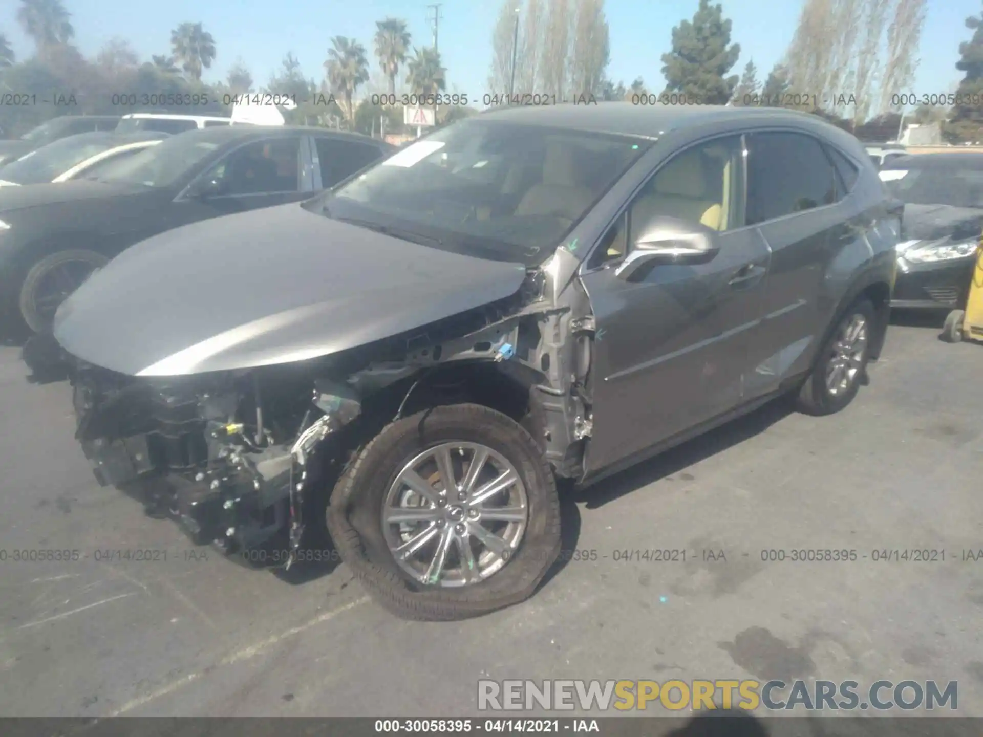 2 Photograph of a damaged car JTJDARDZ4M2243748 LEXUS NX 2021