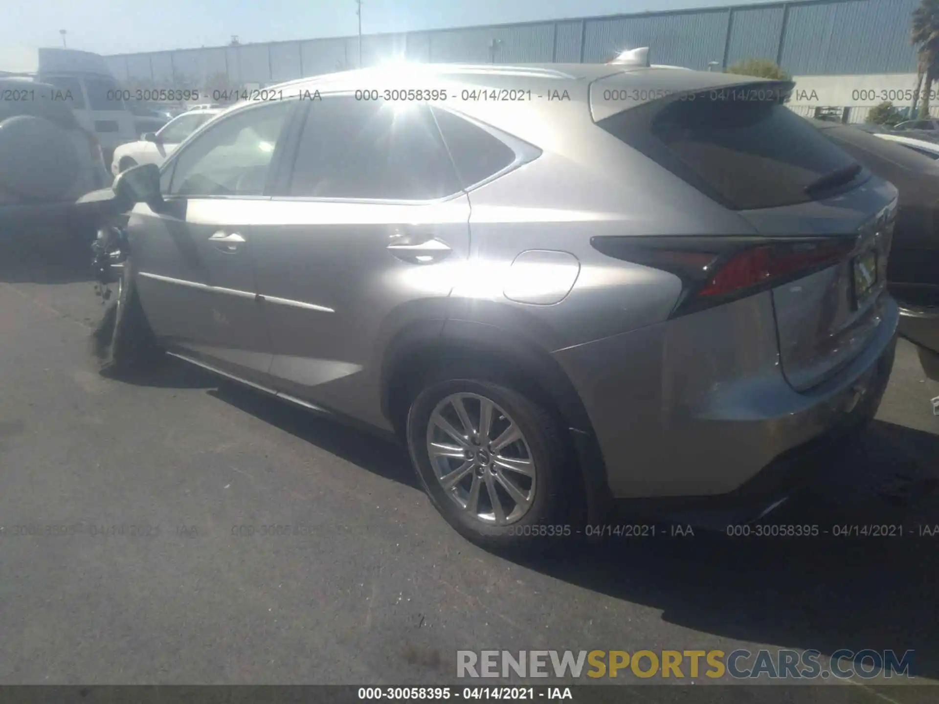 3 Фотография поврежденного автомобиля JTJDARDZ4M2243748 LEXUS NX 2021