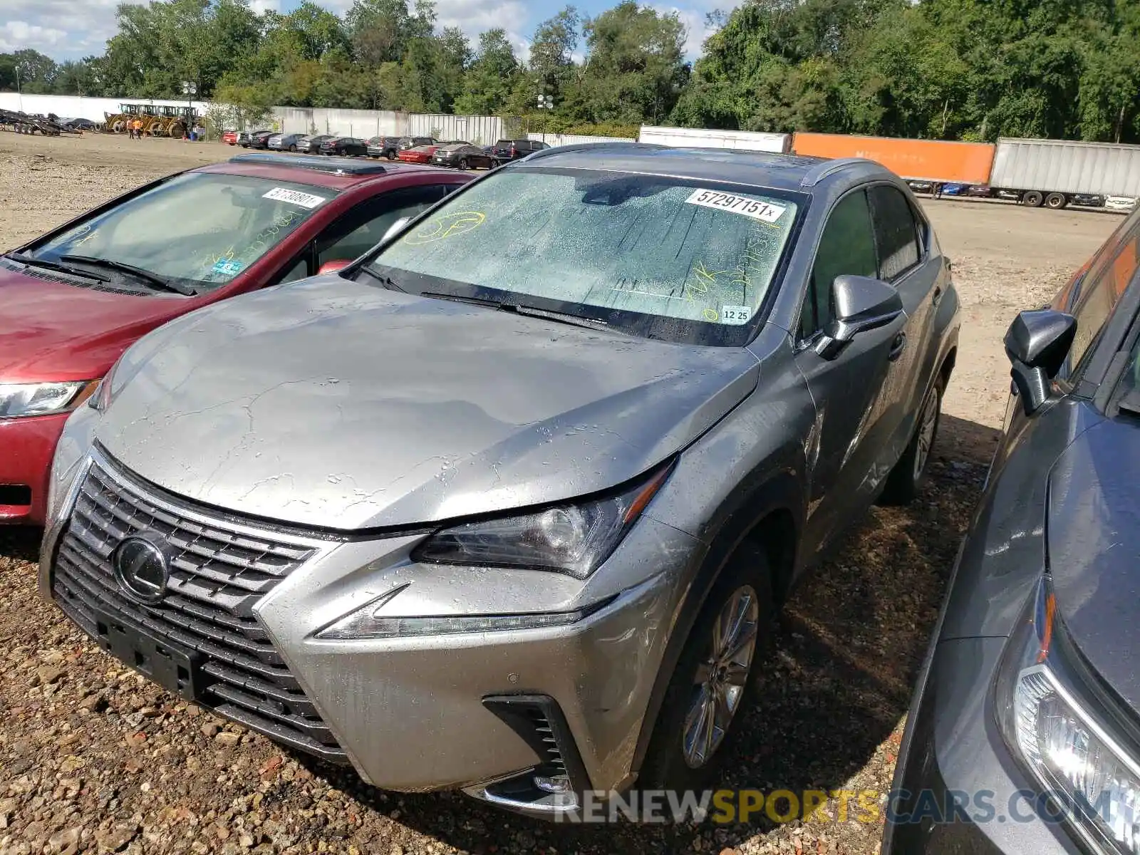 2 Фотография поврежденного автомобиля JTJDARDZ4M2243927 LEXUS NX 2021