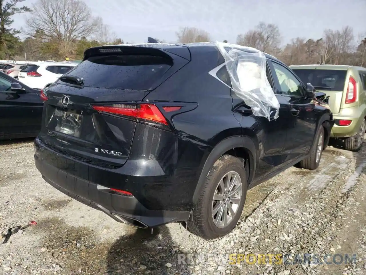 4 Фотография поврежденного автомобиля JTJDARDZ4M2244964 LEXUS NX 2021