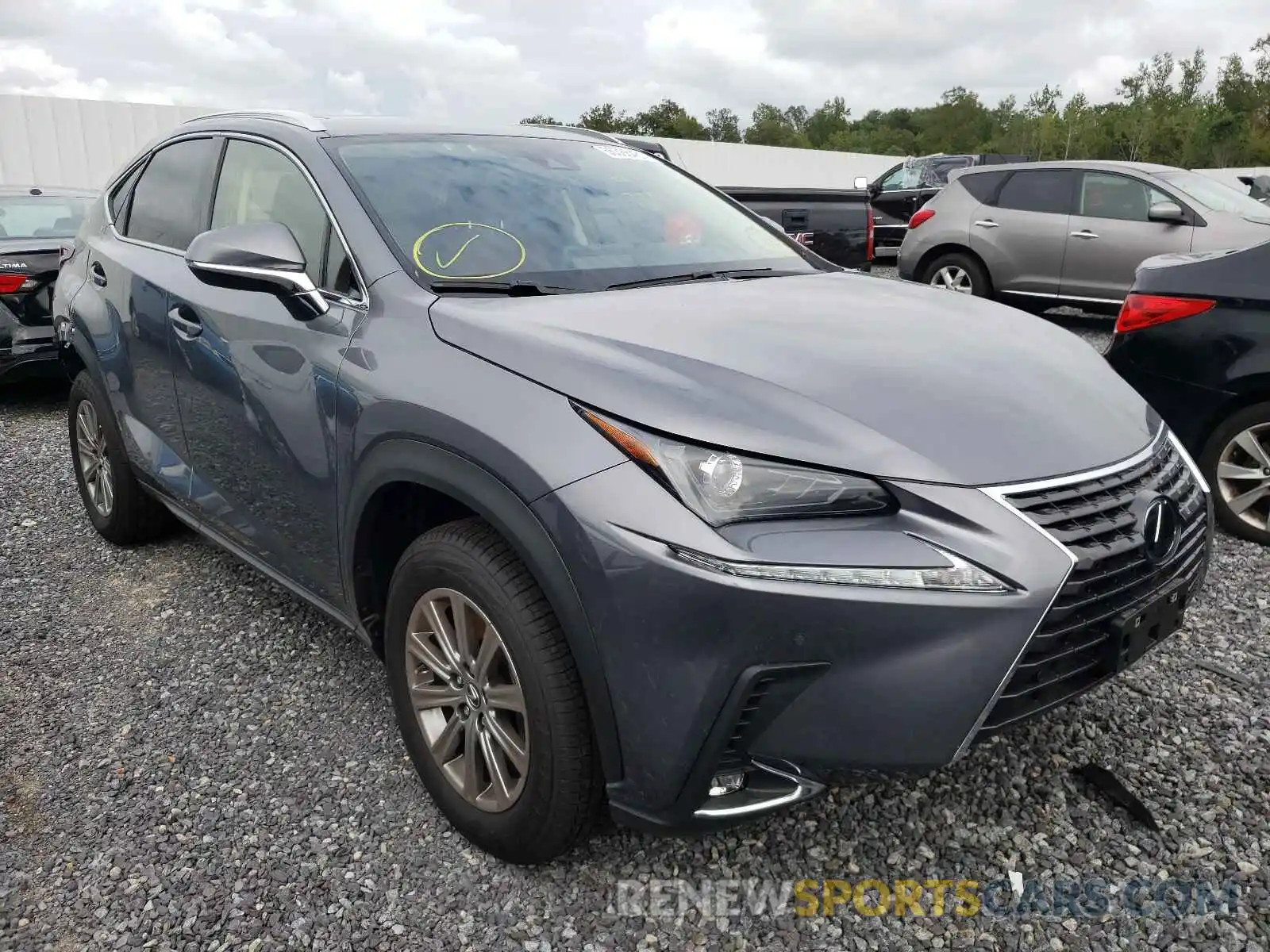 1 Photograph of a damaged car JTJDARDZ4M2258394 LEXUS NX 2021