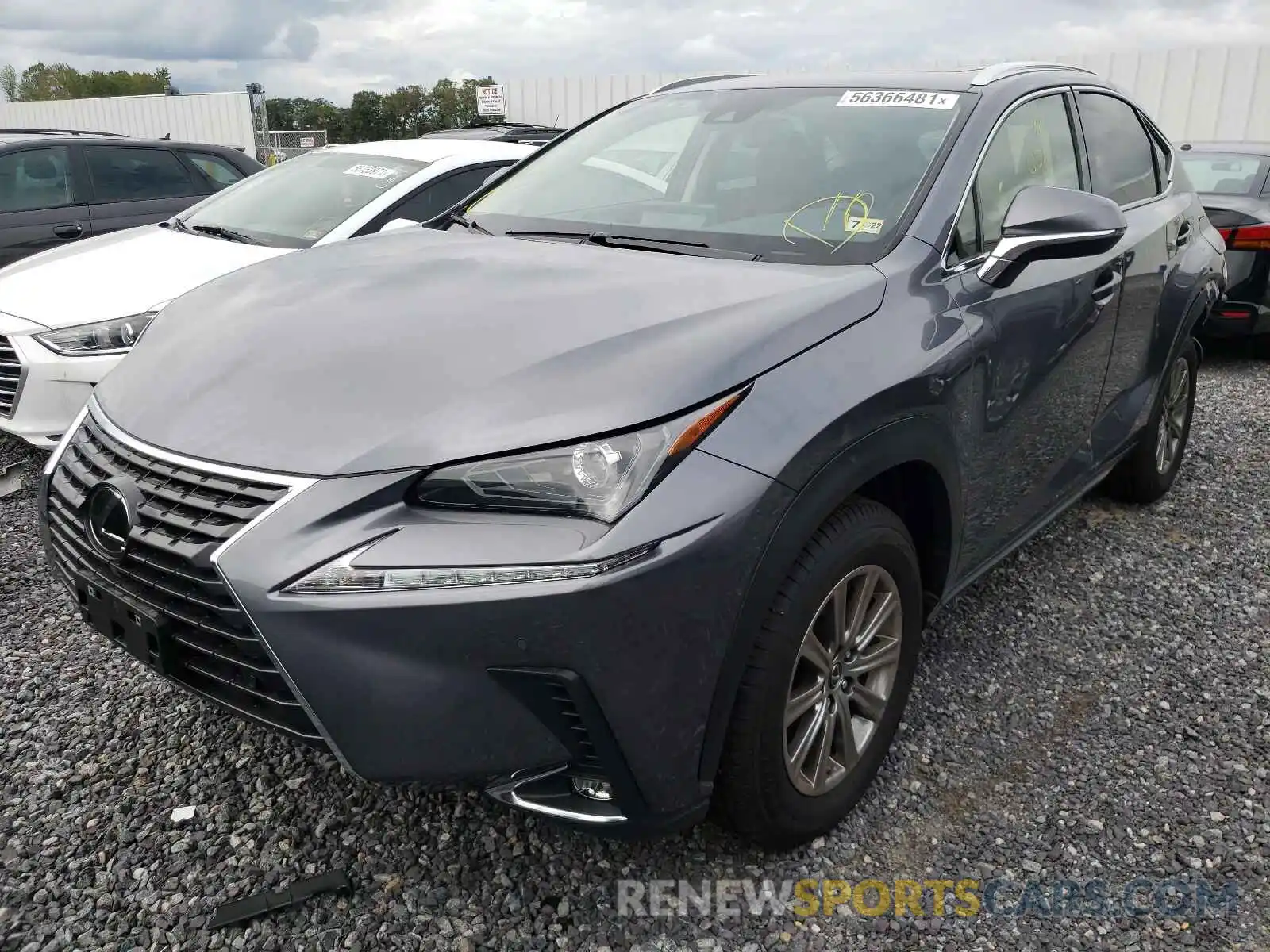 2 Фотография поврежденного автомобиля JTJDARDZ4M2258394 LEXUS NX 2021