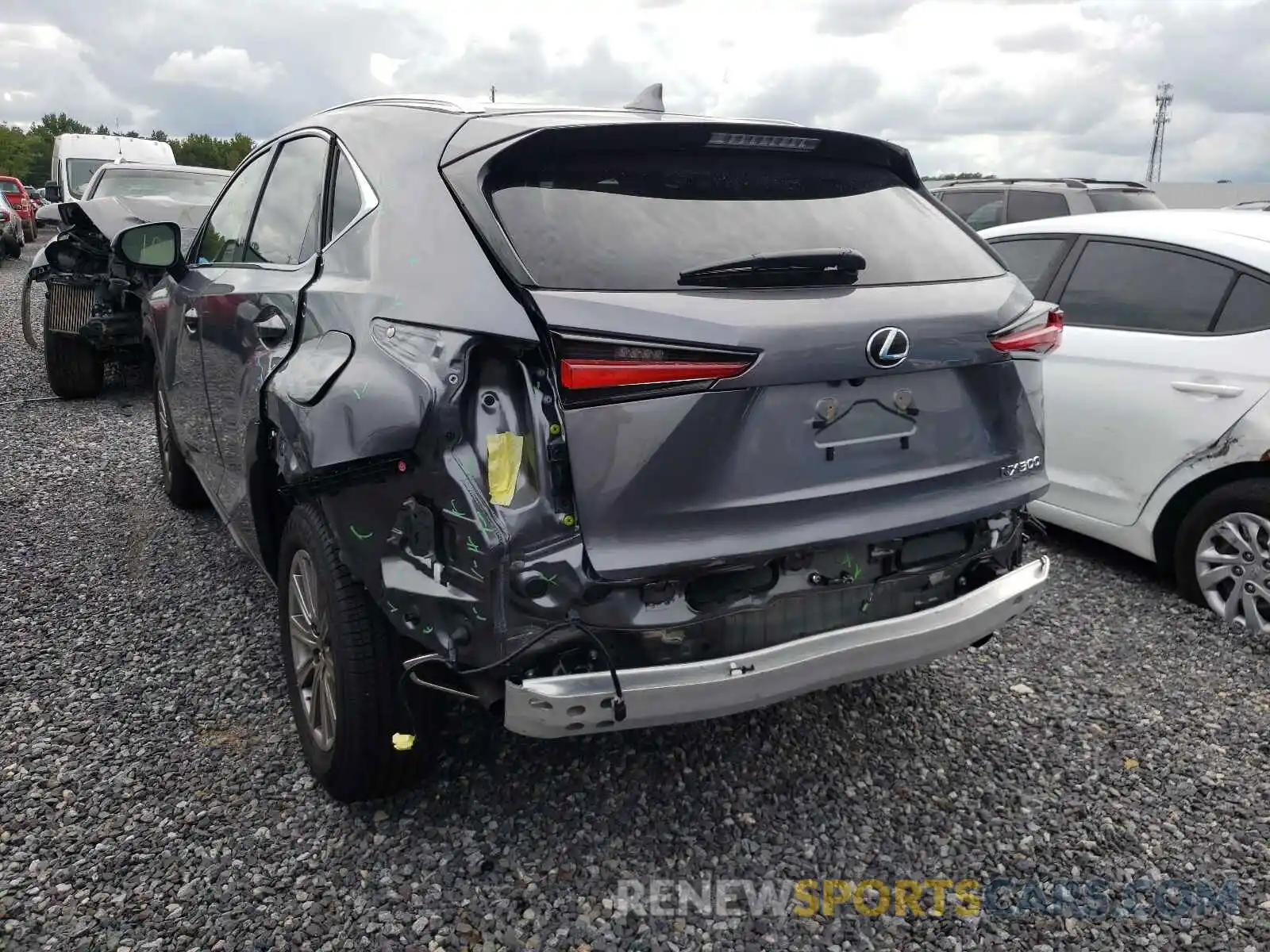 9 Фотография поврежденного автомобиля JTJDARDZ4M2258394 LEXUS NX 2021