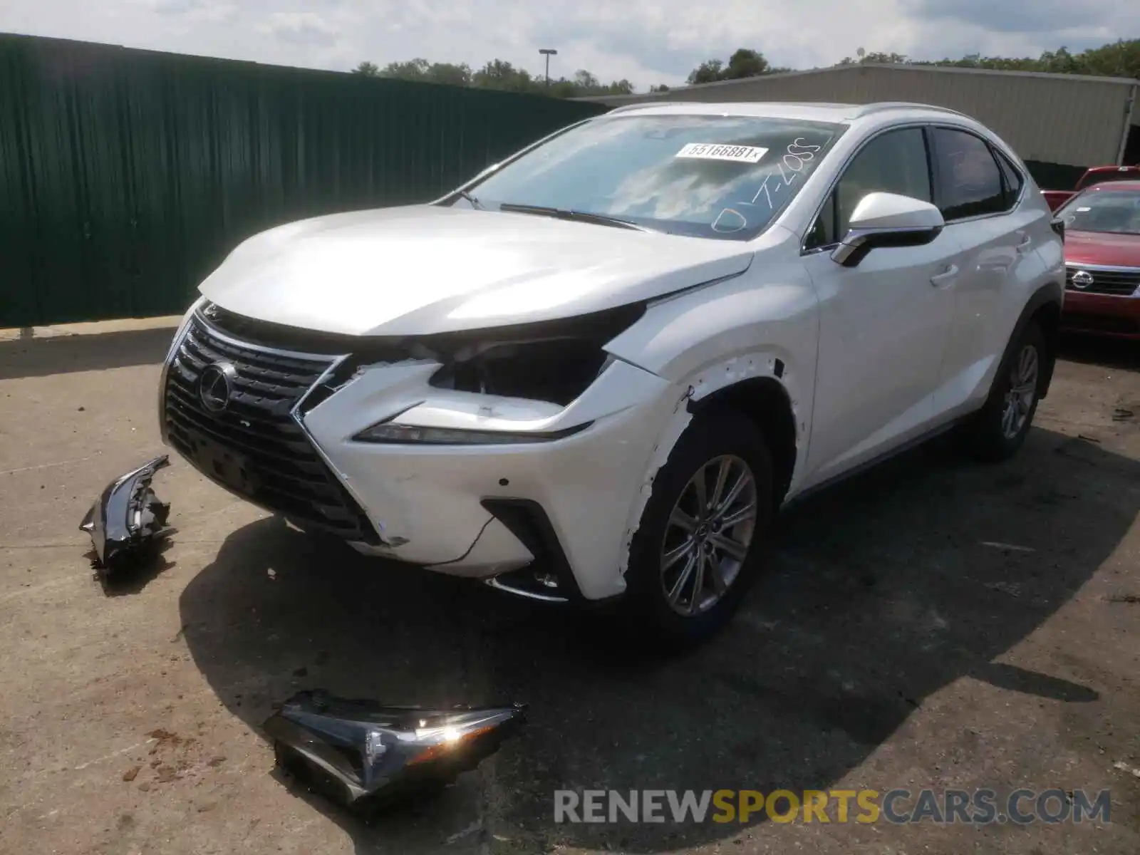 2 Фотография поврежденного автомобиля JTJDARDZ4M5024884 LEXUS NX 2021