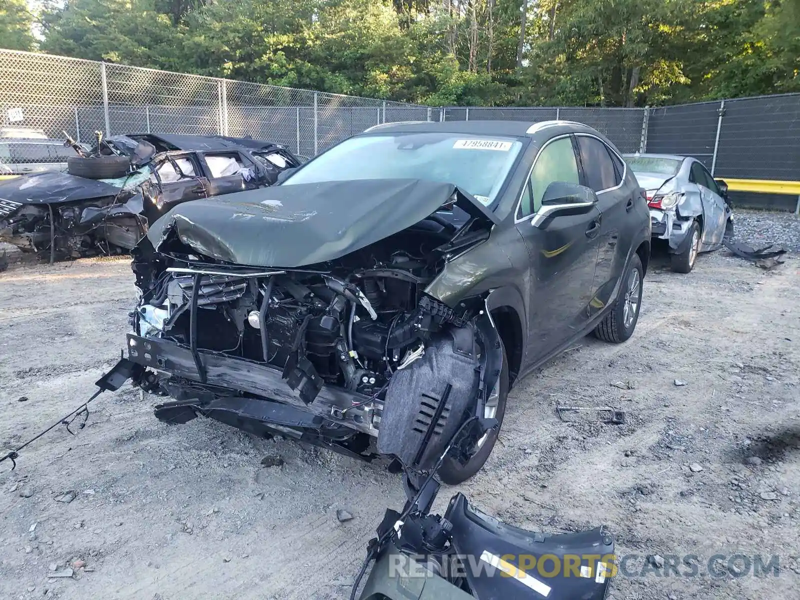 2 Photograph of a damaged car JTJDARDZ5M2240017 LEXUS NX 2021