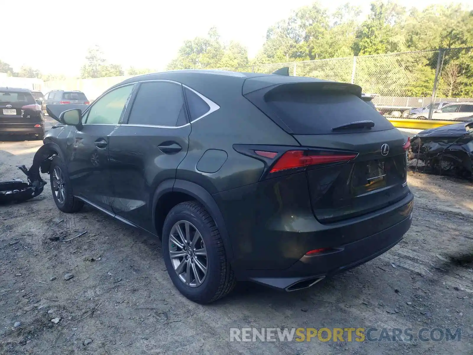 3 Фотография поврежденного автомобиля JTJDARDZ5M2240017 LEXUS NX 2021