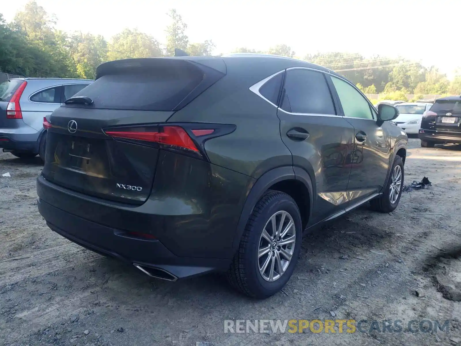 4 Фотография поврежденного автомобиля JTJDARDZ5M2240017 LEXUS NX 2021