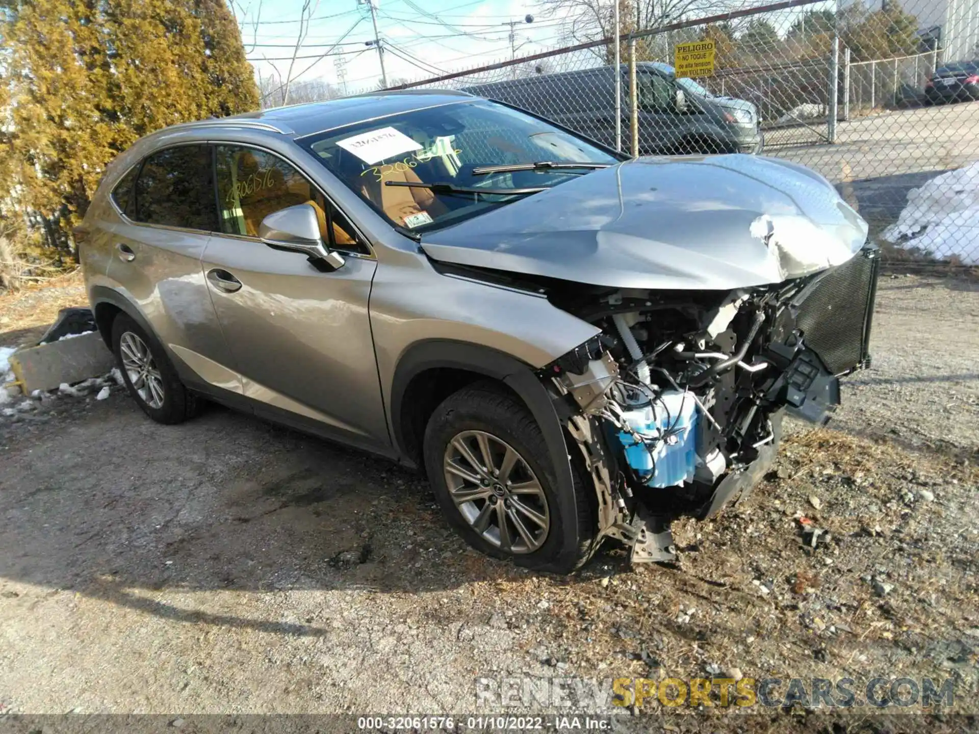 1 Photograph of a damaged car JTJDARDZ5M2249171 LEXUS NX 2021