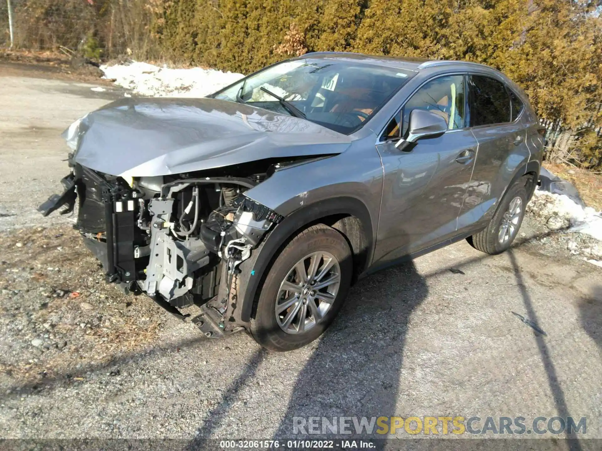 2 Фотография поврежденного автомобиля JTJDARDZ5M2249171 LEXUS NX 2021