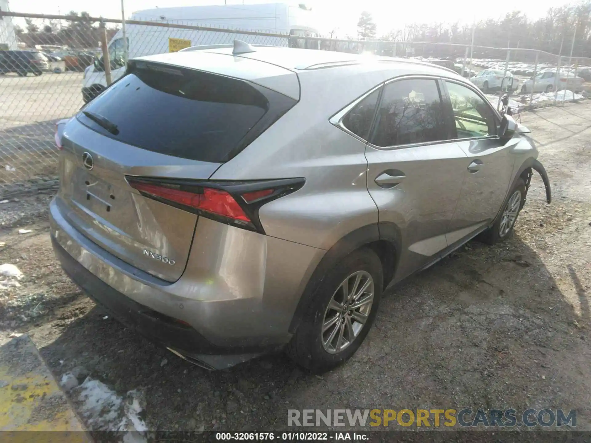 4 Фотография поврежденного автомобиля JTJDARDZ5M2249171 LEXUS NX 2021