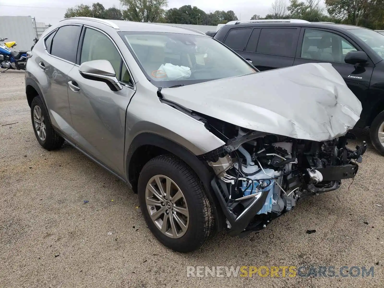 1 Photograph of a damaged car JTJDARDZ5M2259974 LEXUS NX 2021