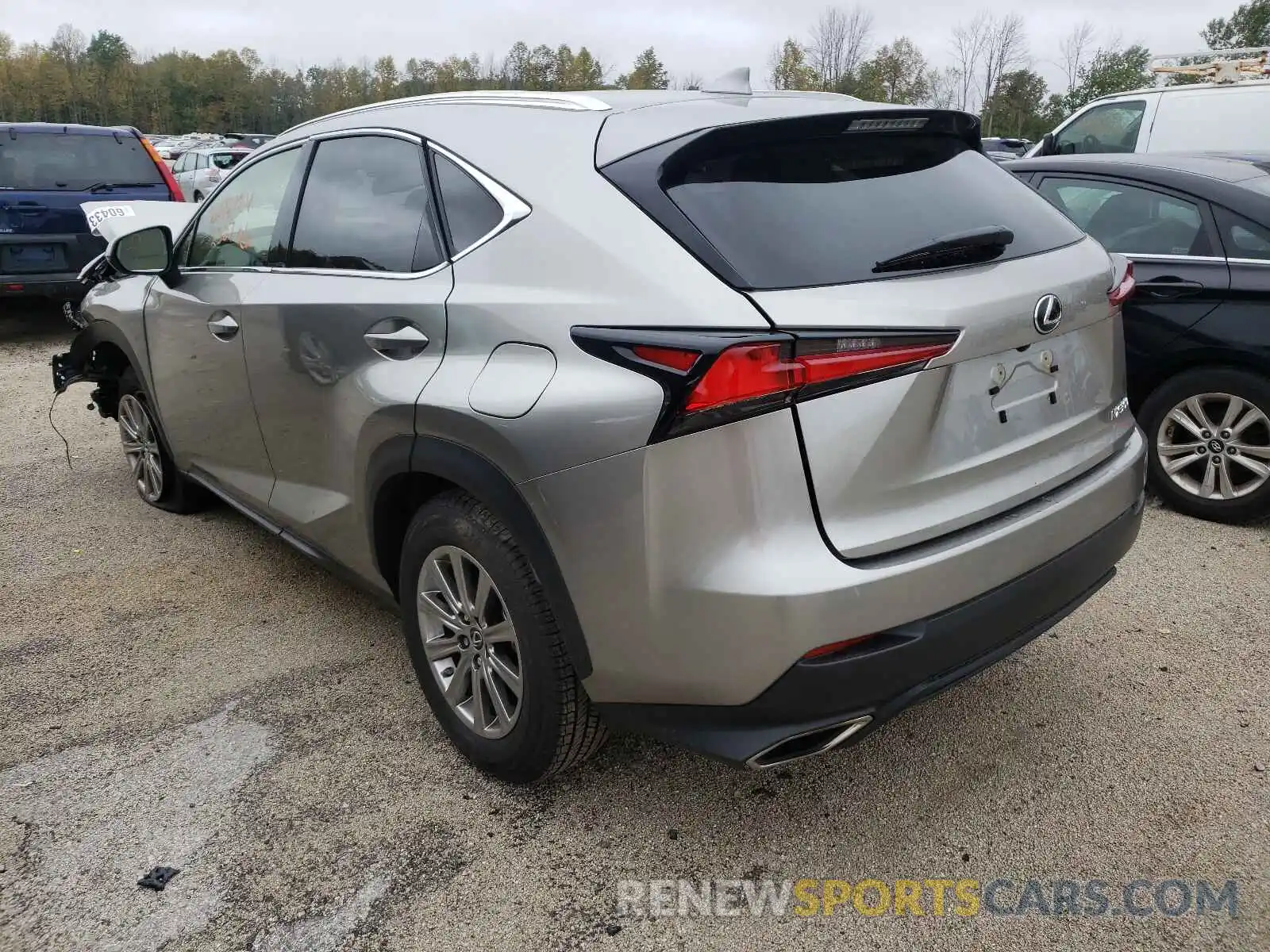 3 Фотография поврежденного автомобиля JTJDARDZ5M2259974 LEXUS NX 2021