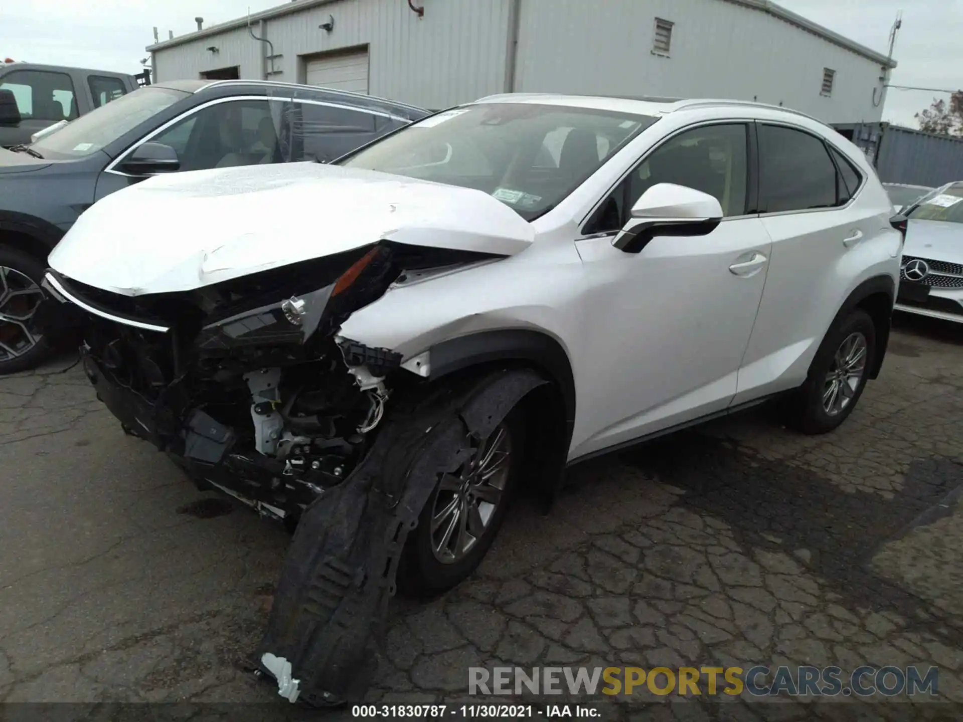 2 Photograph of a damaged car JTJDARDZ5M5024425 LEXUS NX 2021