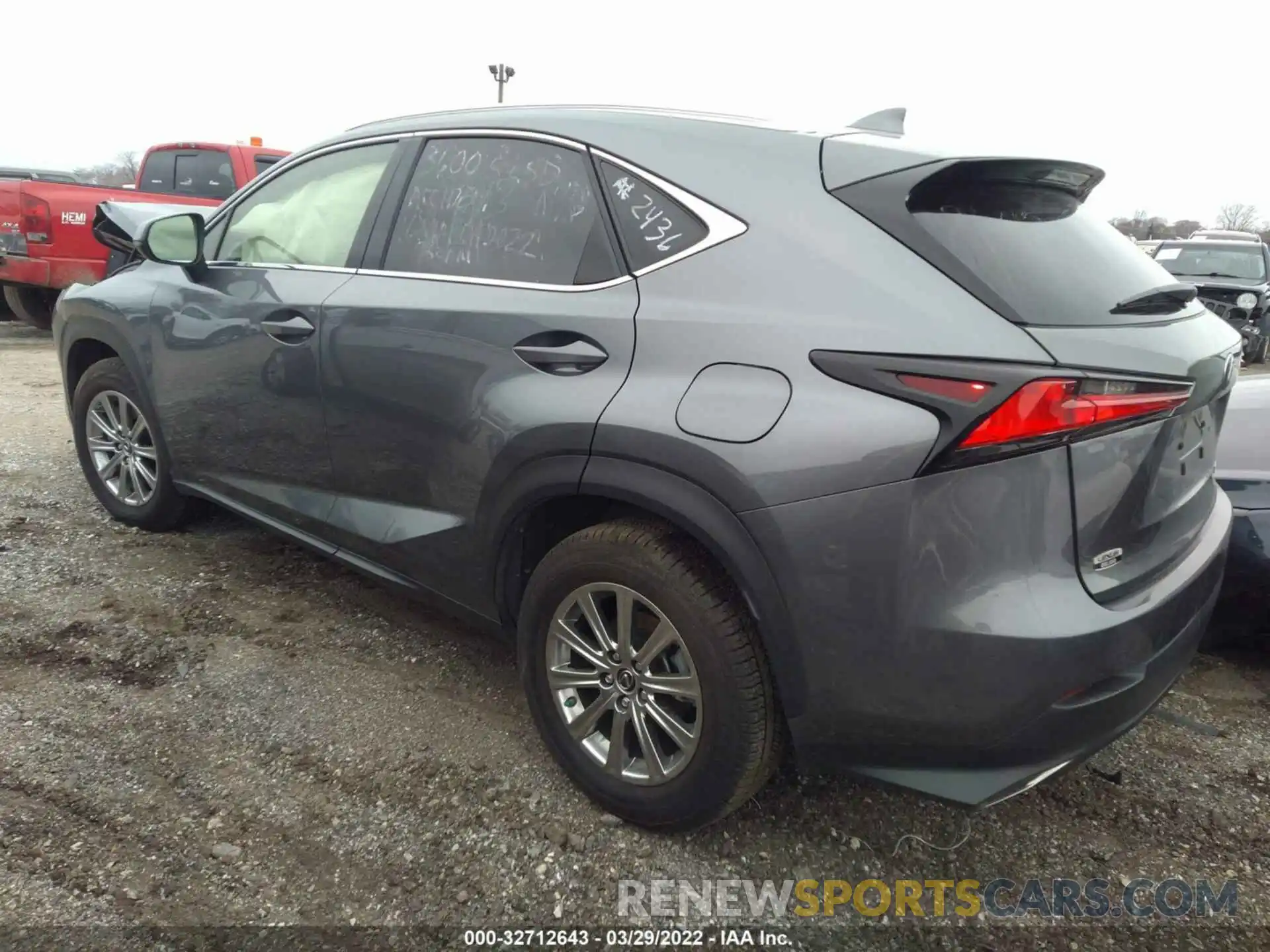 3 Фотография поврежденного автомобиля JTJDARDZ6M2239670 LEXUS NX 2021