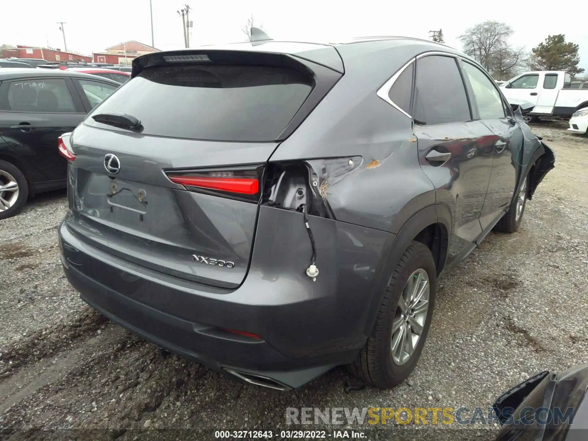 4 Фотография поврежденного автомобиля JTJDARDZ6M2239670 LEXUS NX 2021