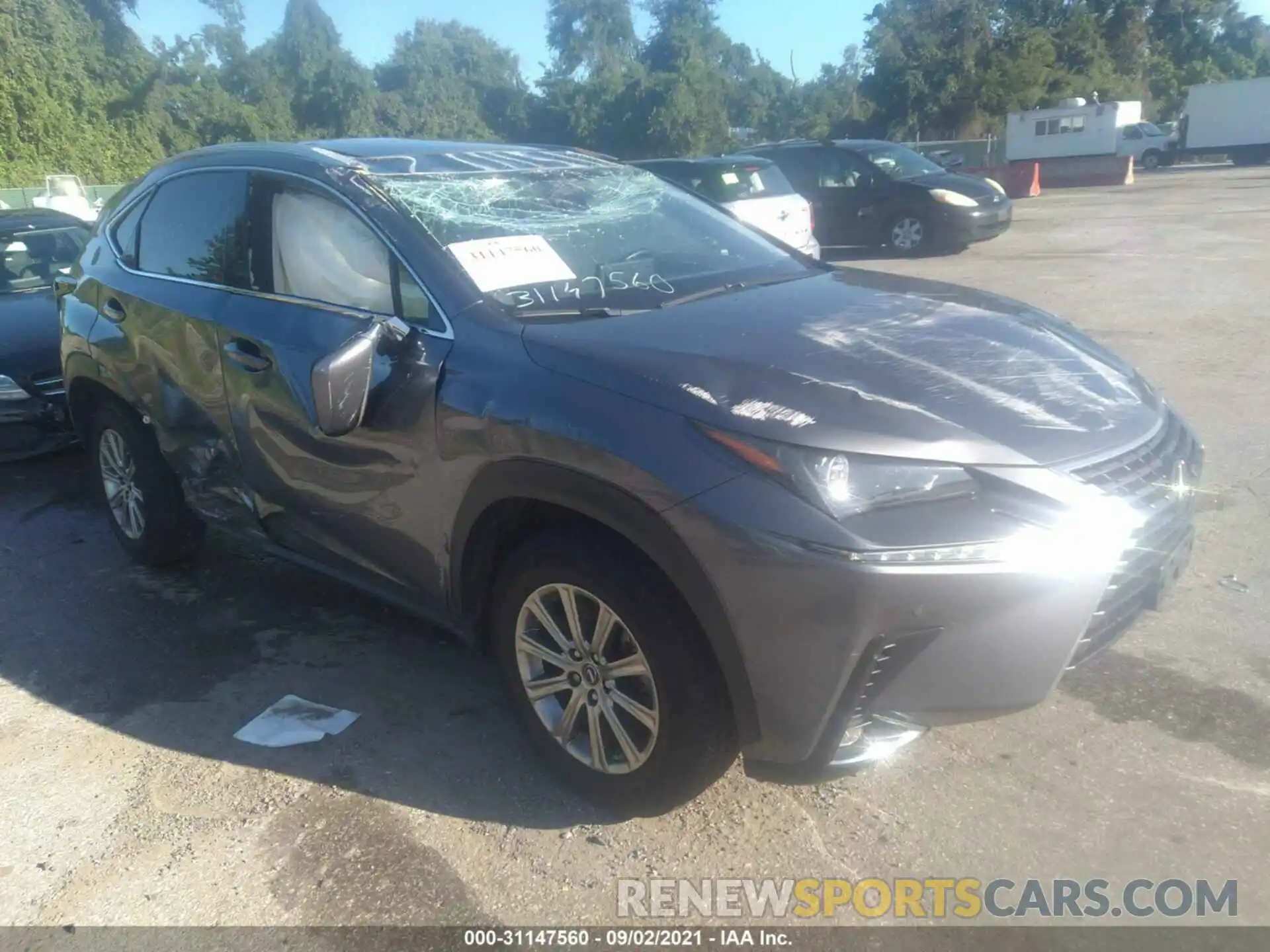 1 Photograph of a damaged car JTJDARDZ6M2240091 LEXUS NX 2021