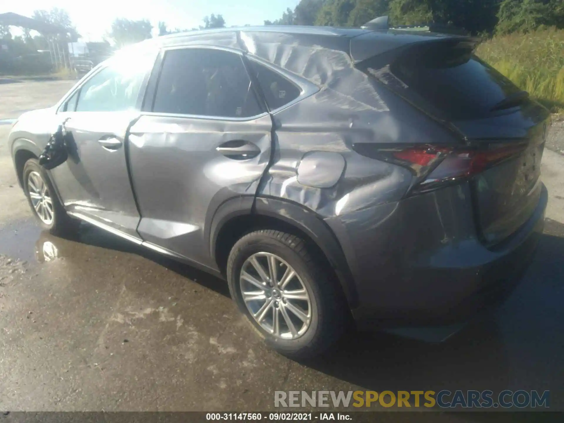 3 Фотография поврежденного автомобиля JTJDARDZ6M2240091 LEXUS NX 2021