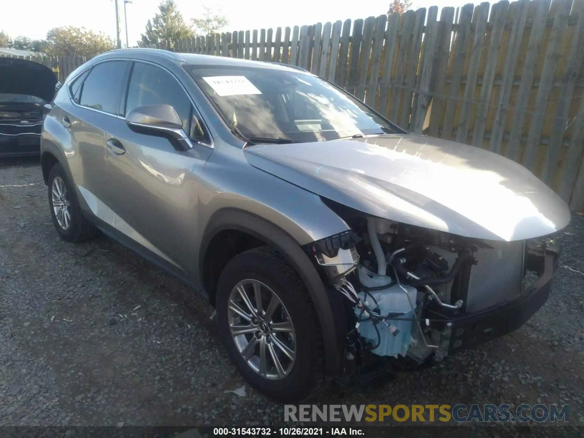 1 Photograph of a damaged car JTJDARDZ6M2240494 LEXUS NX 2021