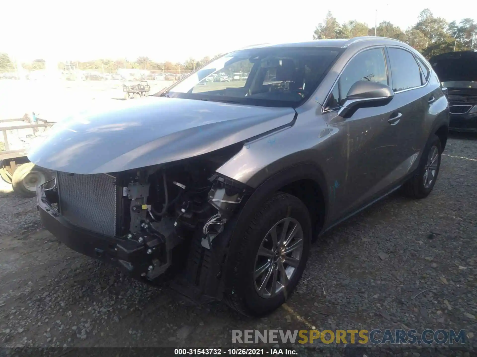 2 Photograph of a damaged car JTJDARDZ6M2240494 LEXUS NX 2021