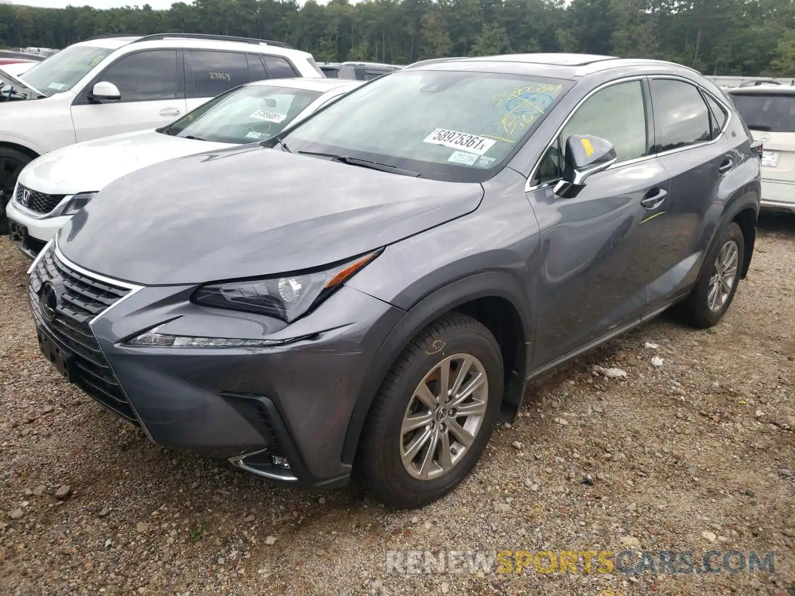 2 Фотография поврежденного автомобиля JTJDARDZ6M2257294 LEXUS NX 2021