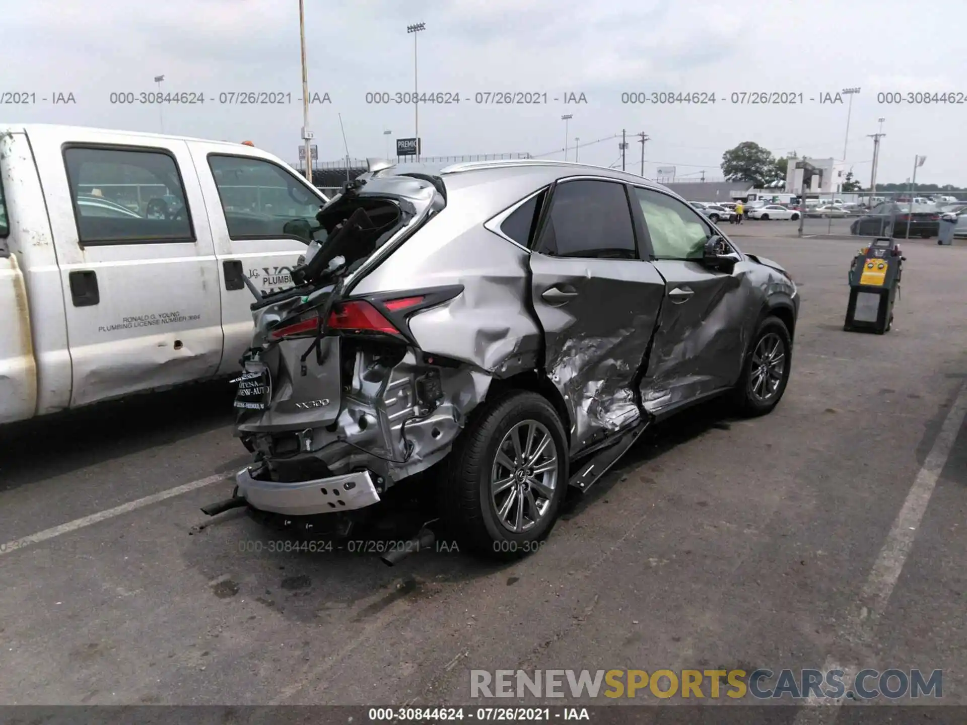 4 Photograph of a damaged car JTJDARDZ6M2258297 LEXUS NX 2021