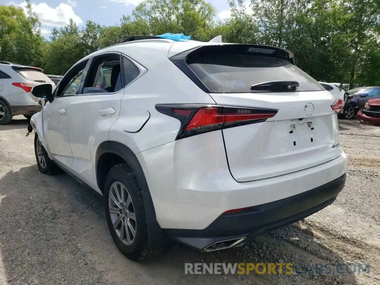 3 Фотография поврежденного автомобиля JTJDARDZ6M5020951 LEXUS NX 2021