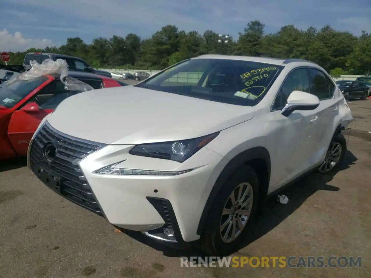 2 Фотография поврежденного автомобиля JTJDARDZ6M5025910 LEXUS NX 2021