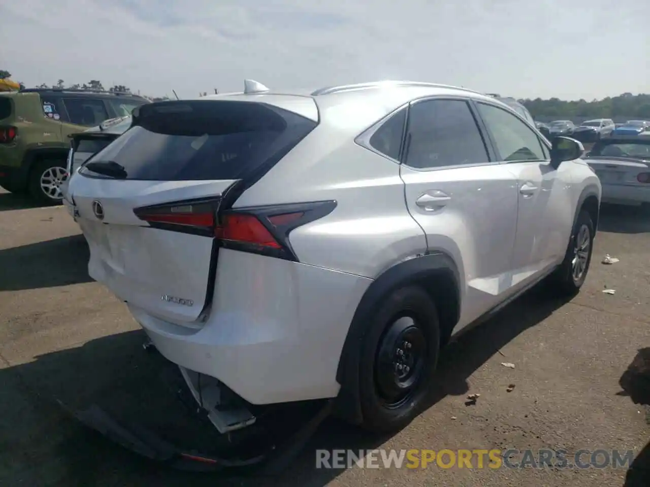 4 Фотография поврежденного автомобиля JTJDARDZ6M5025910 LEXUS NX 2021