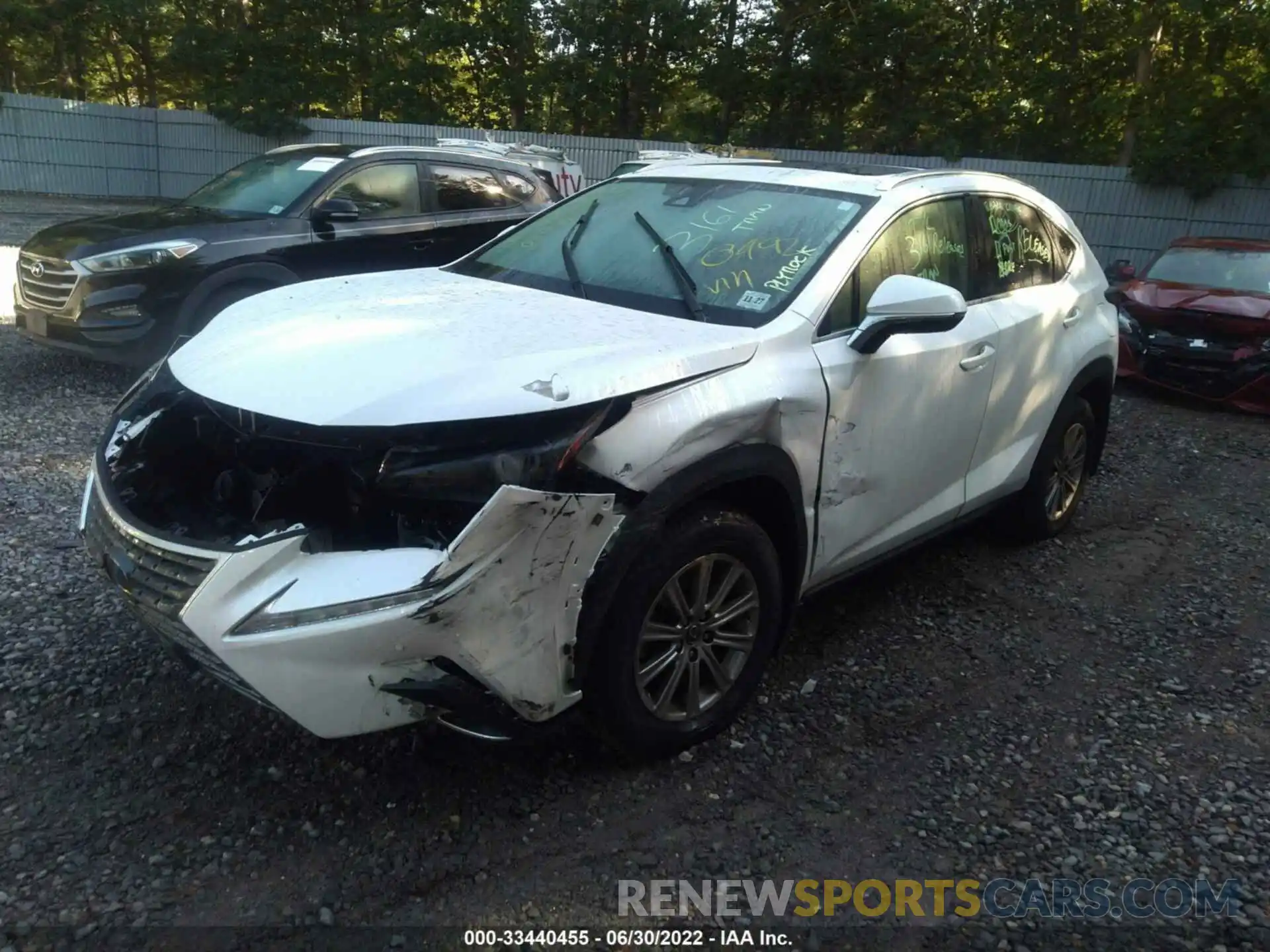 2 Фотография поврежденного автомобиля JTJDARDZ6M5030492 LEXUS NX 2021