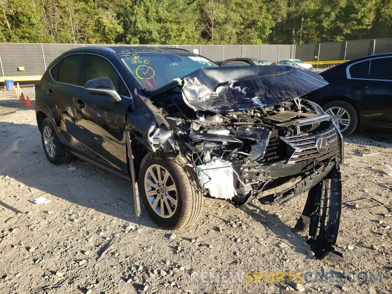 1 Photograph of a damaged car JTJDARDZ7M2236518 LEXUS NX 2021