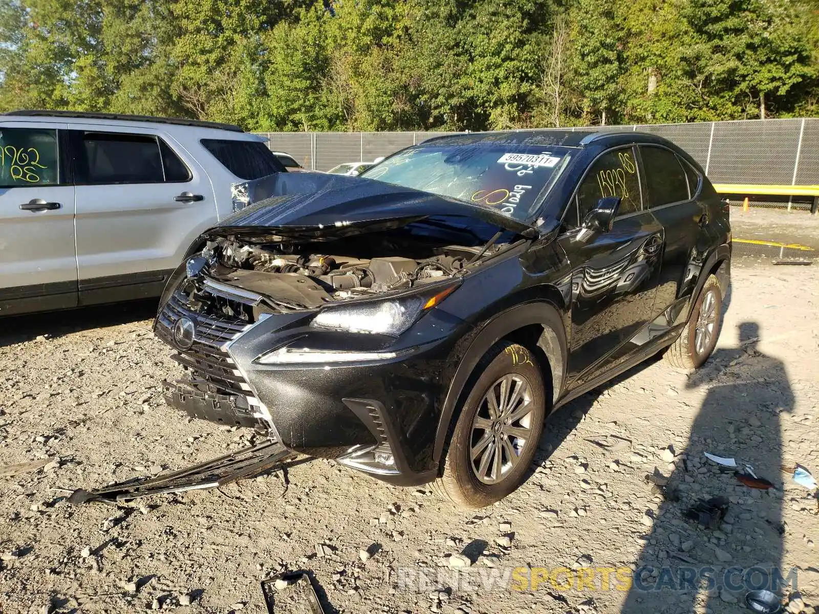 2 Photograph of a damaged car JTJDARDZ7M2236518 LEXUS NX 2021