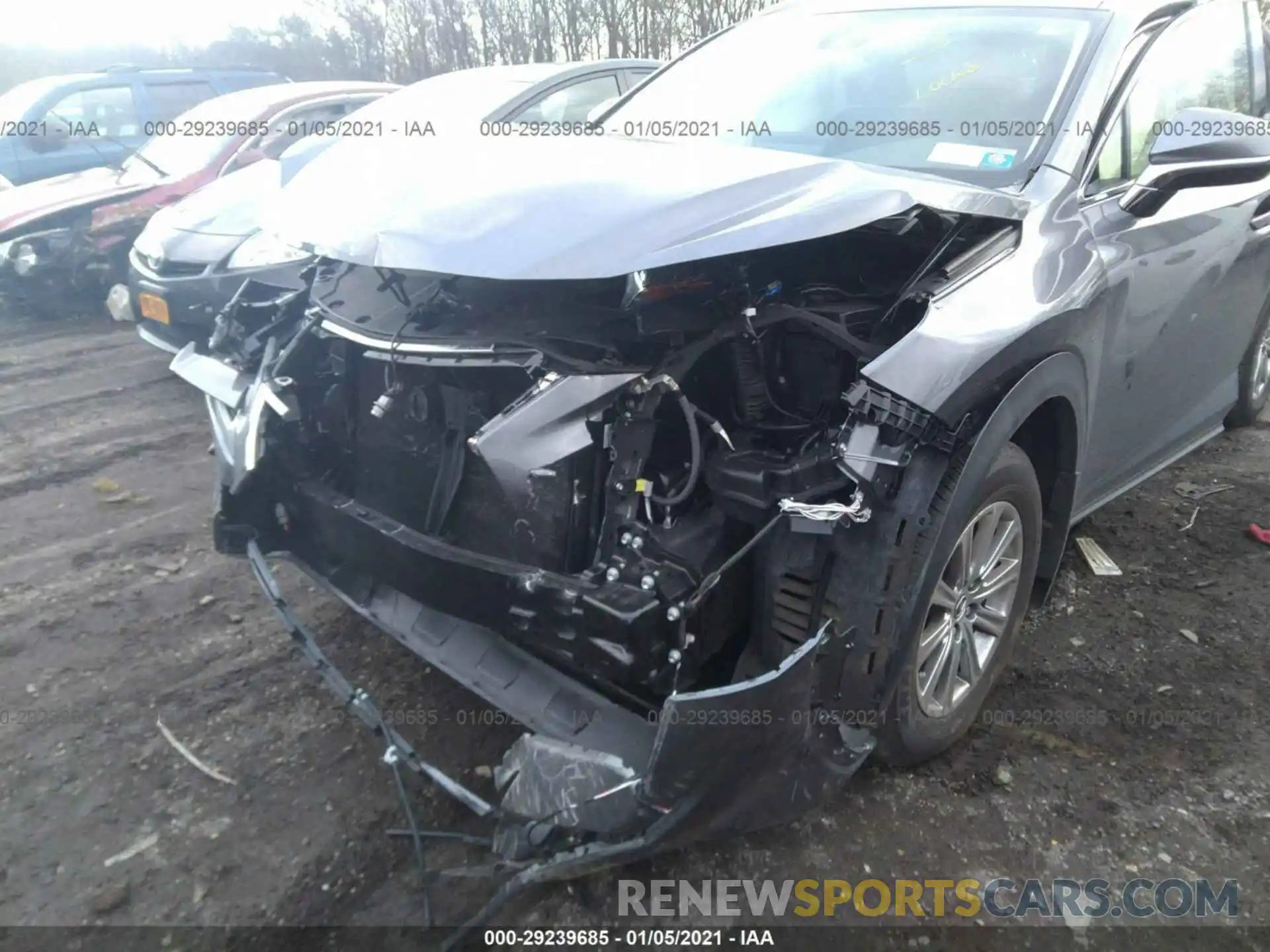 6 Фотография поврежденного автомобиля JTJDARDZ7M2237751 LEXUS NX 2021